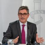 Félix Bolaños, durante una rueda de prensa.