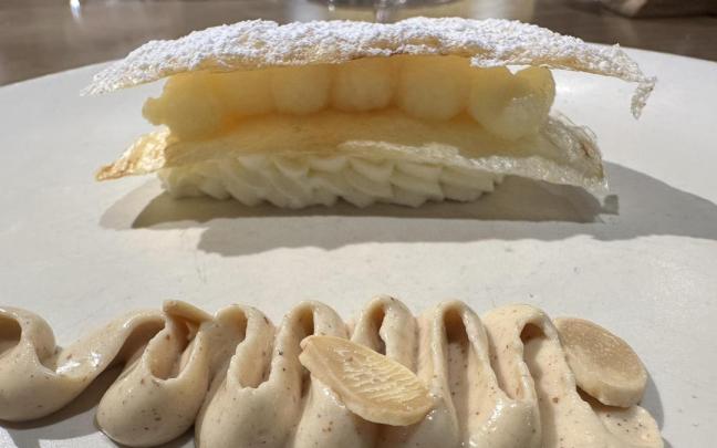 La versión del restaurante Karmiñe de la famosa Tarta Gasteiz.