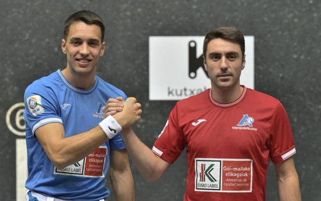 Javier Zabala, en su primera final, y Peio Etxeberria, en su tercera oportunidad, buscan la txapela del Cuatro y Medio.