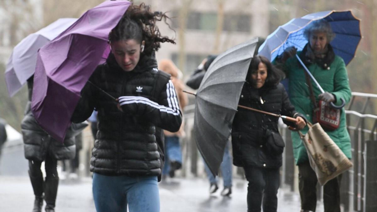 Se esperan rachas intensas de viento.