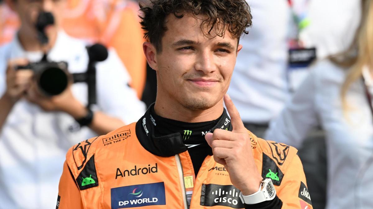 El piloto de McLaren Lando Norris