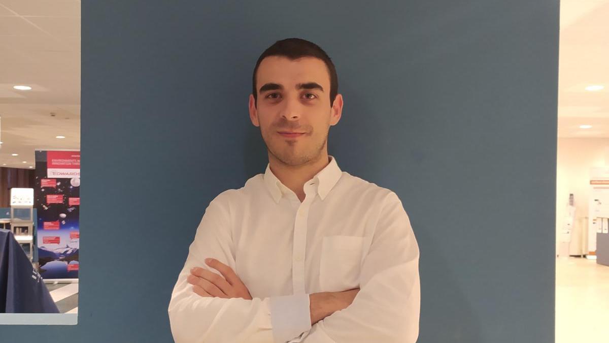 Alberto Hijano, en la Universidad de Jyväskyläko (Finlandia) en la que va a desarrollar su proyecto