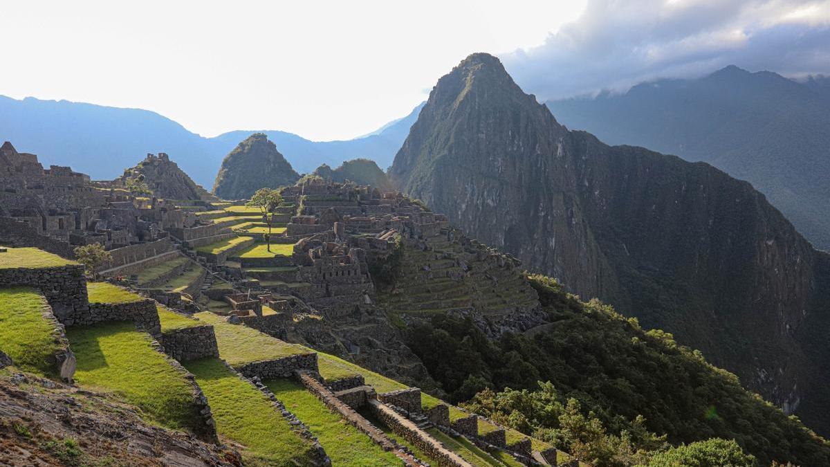 Ciudadela inca de Macchu Picchu, en Perú.