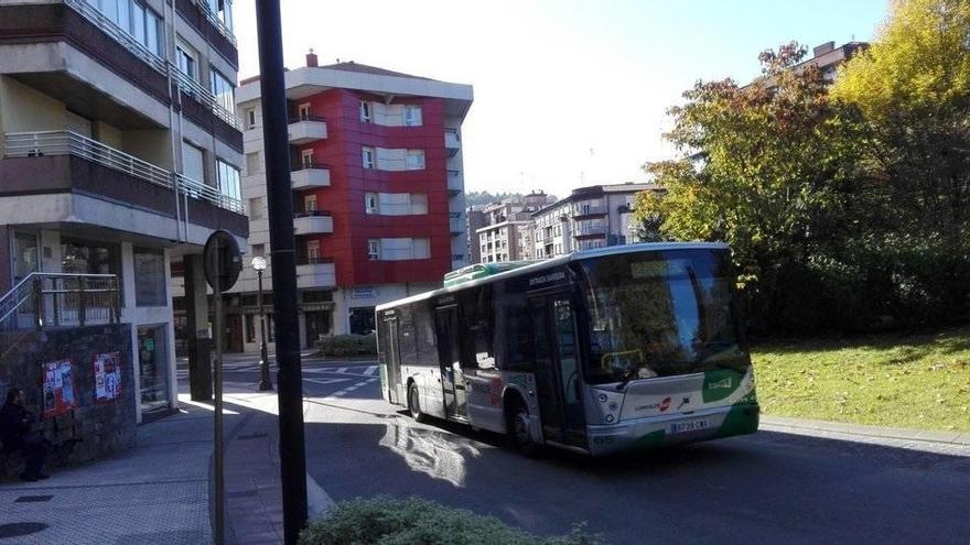 Rotonda de Euskotren en Lasarte-Oria