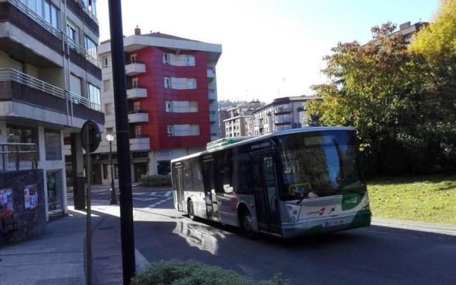 Rotonda de Euskotren en Lasarte-Oria