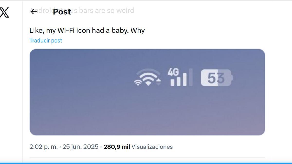 Así quedó informalmente bautizado el nuevo icono como 'baby wifi'.