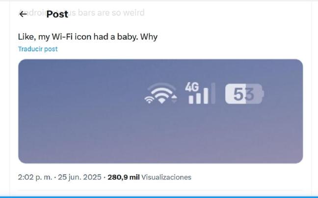 Así quedó informalmente bautizado el nuevo icono como 'baby wifi'.