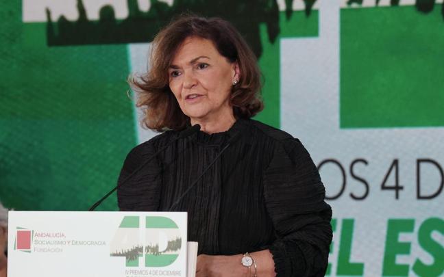 La presidenta del Consejo de Estado, Carmen Calvo.