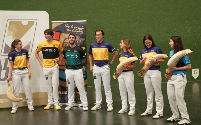 En imágenes: Presentación del Bilbao Iron Cup de cesta punta.