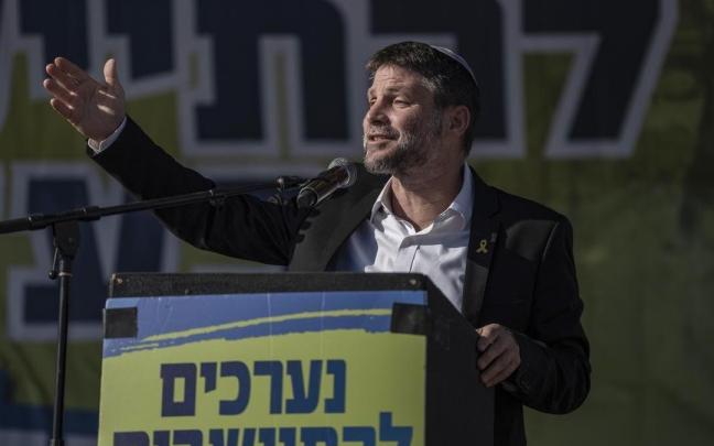 El ministro de Finanzas de Israel, Bezalel Smotrich, en una imagen de archivo.