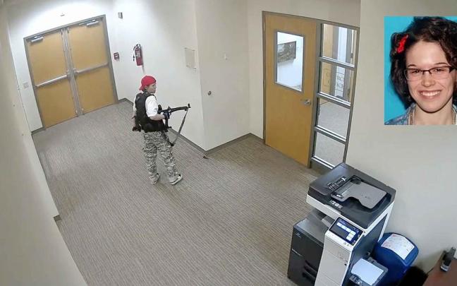 Las imágenes de la autora del tiroteo en Nashville en el interior del colegio Las imágenes de la autora del tiroteo en Nashville en el interior del colegio
