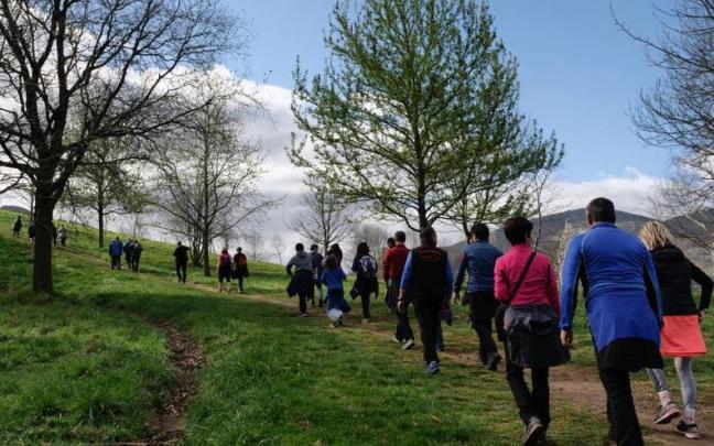 La Mendi Martxa solidaria de El Kalero ha contado siempre con una alta participación