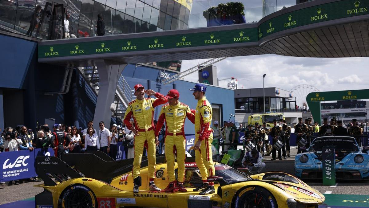 Robert Kubica, Yifei Ye y Philip Hanson se imponen en Le Mans.