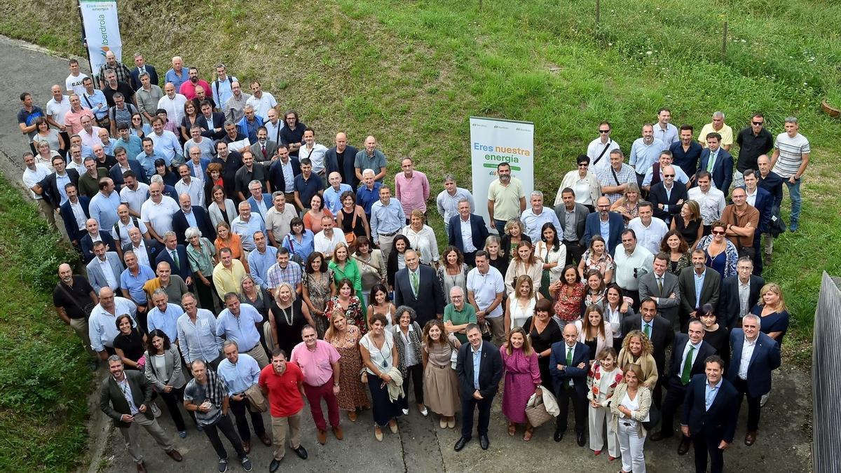 Los homenajeados por Iberdrola en Euskadi