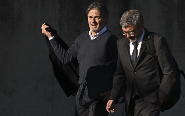 El hijo de Jordi Pujol, Oriol Pujol Ferrusola, a su llegada a la Audiencia Nacional.