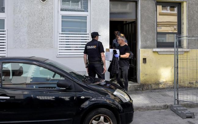 Agentes de la Policía Nacional en el lugar de los hechos. / EP Agentes de la Policía Nacional en el lugar de los hechos.