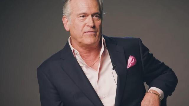 Bruce Campbell, durante una entrevista.