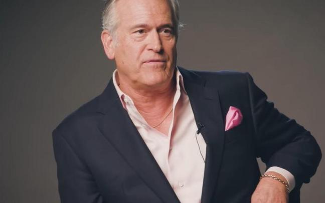 Bruce Campbell, durante una entrevista.