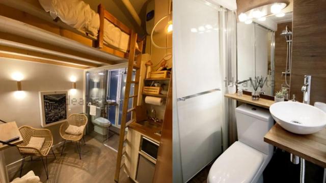 Dos fotos del apartamento.