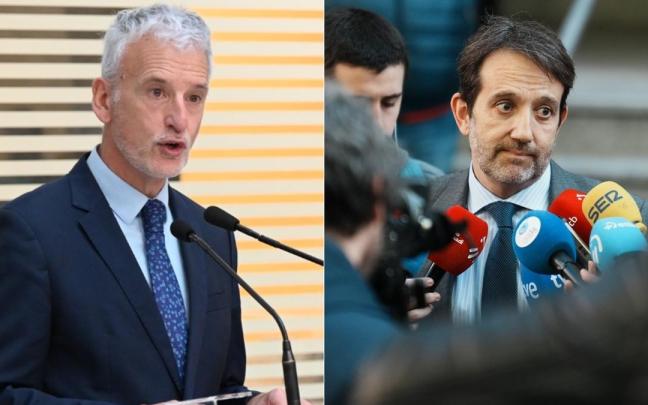 Los magistrados Iñaki Subijana y Aner Uriarte.