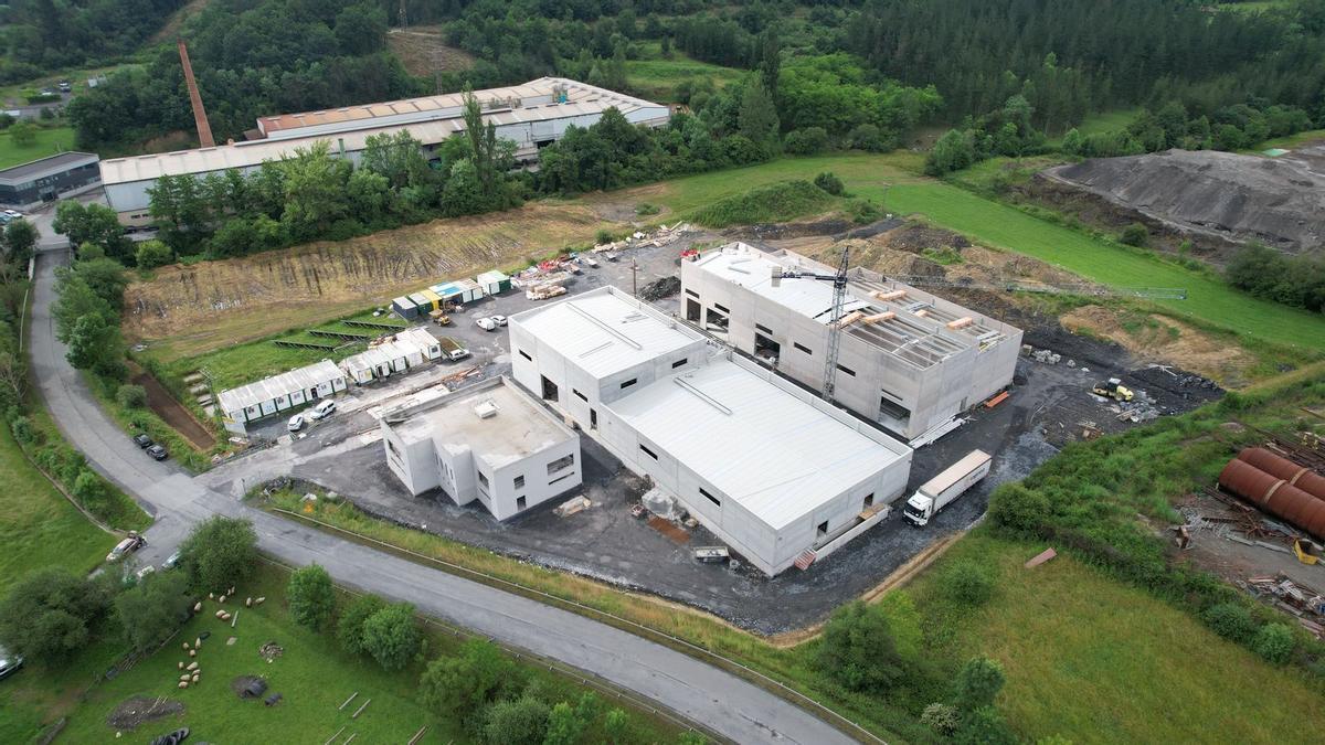 EDAR de Markijana en construcción