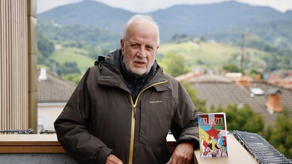 Xosé Estévez posa en Oiartzun.