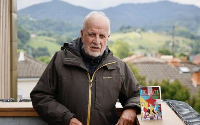 Xosé Estévez posa en Oiartzun.