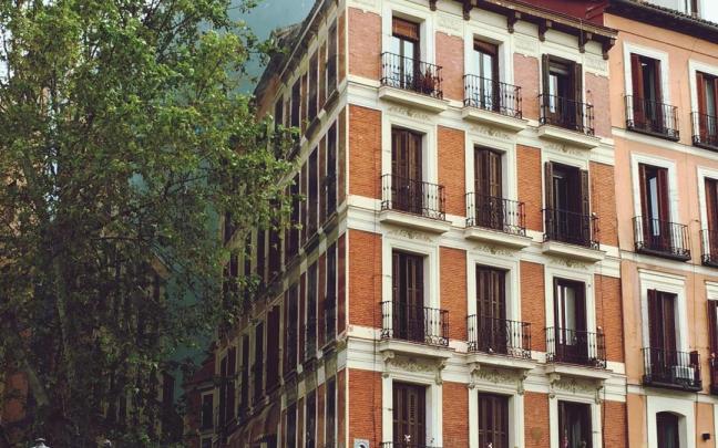 Fachada de un bloque de viviendas.