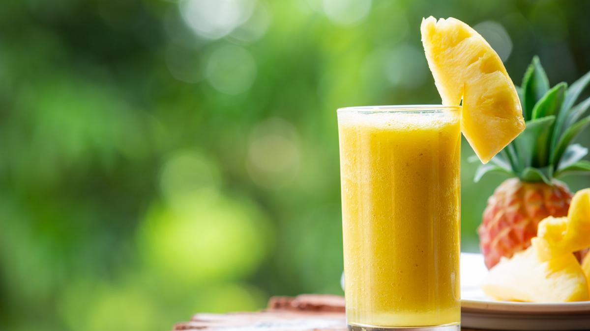 Zumo de piña