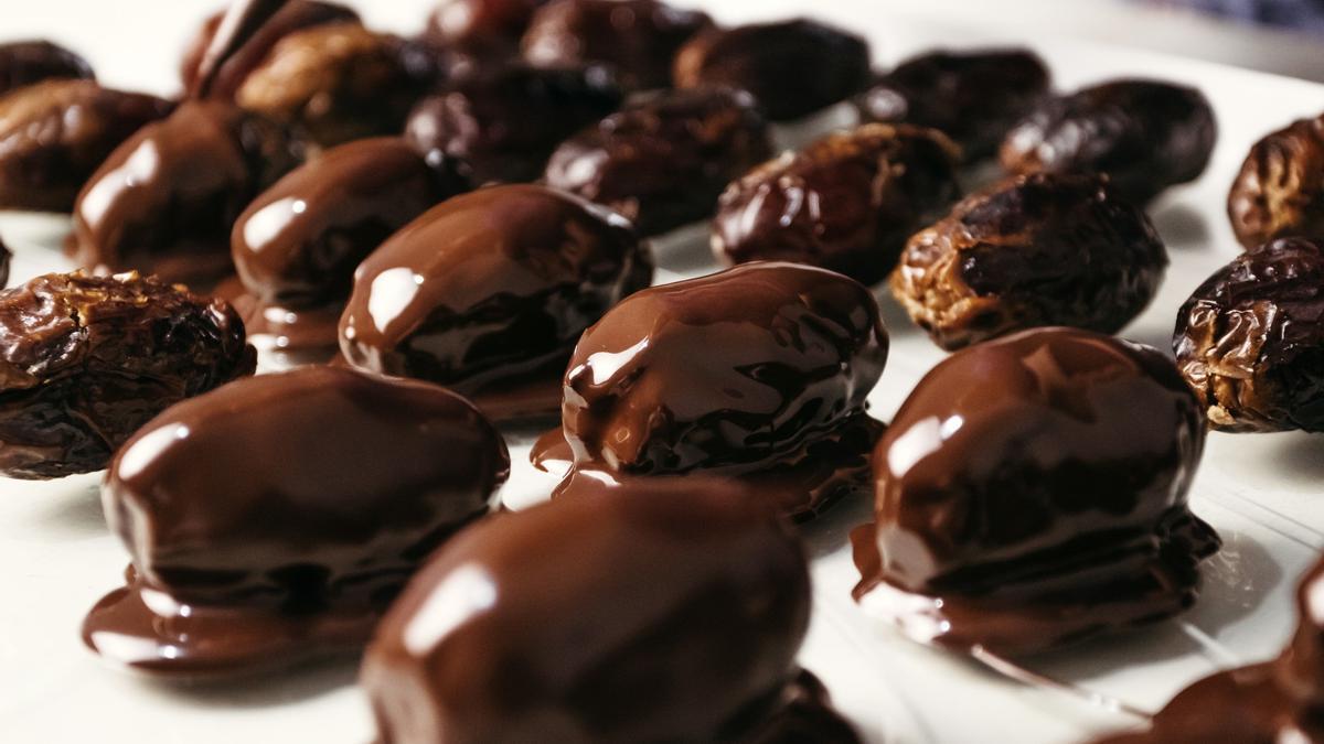 Snack saludable con dátil.