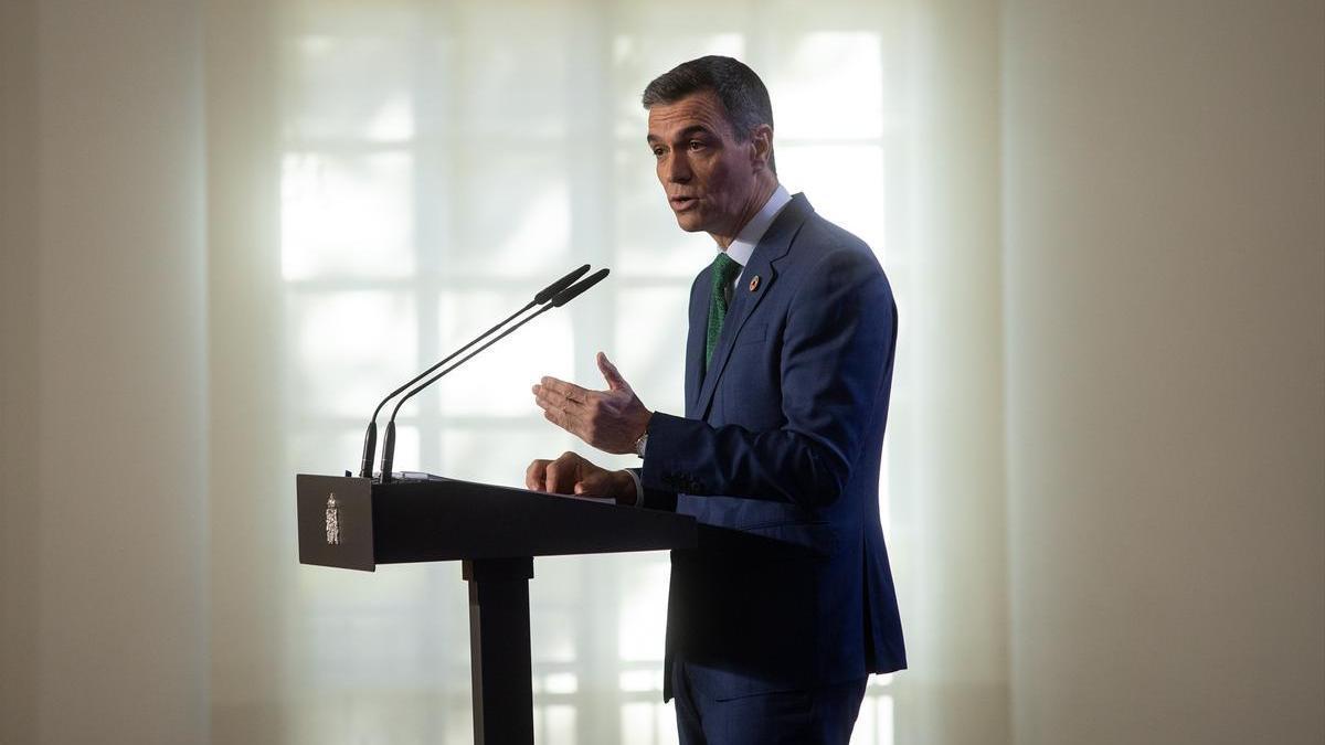 El presidente del Gobierno español, Pedro Sánchez.