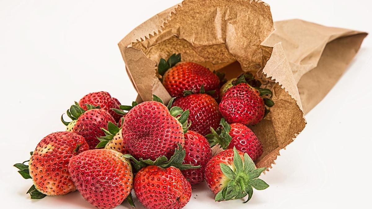 Fresas, una fruta que se puede añadir al yogur para endulzarlo.