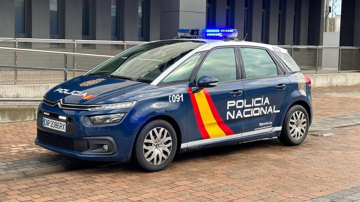 Un coche de la Policía Nacional.