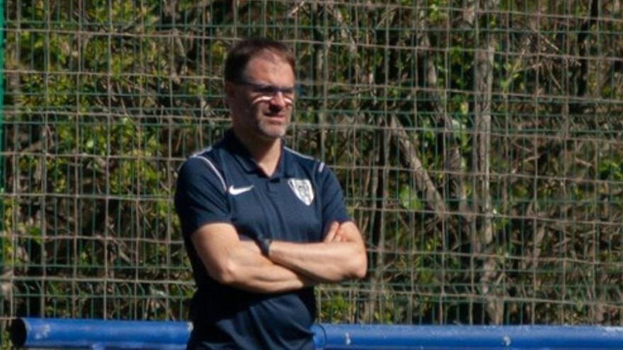 Urtzi Arrondo, entrenador del Leioa