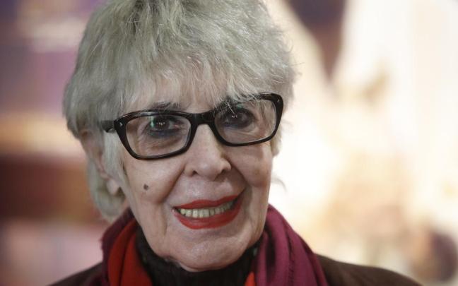 Concha Velasco, en la presentación de una obra de teatro en 2021.