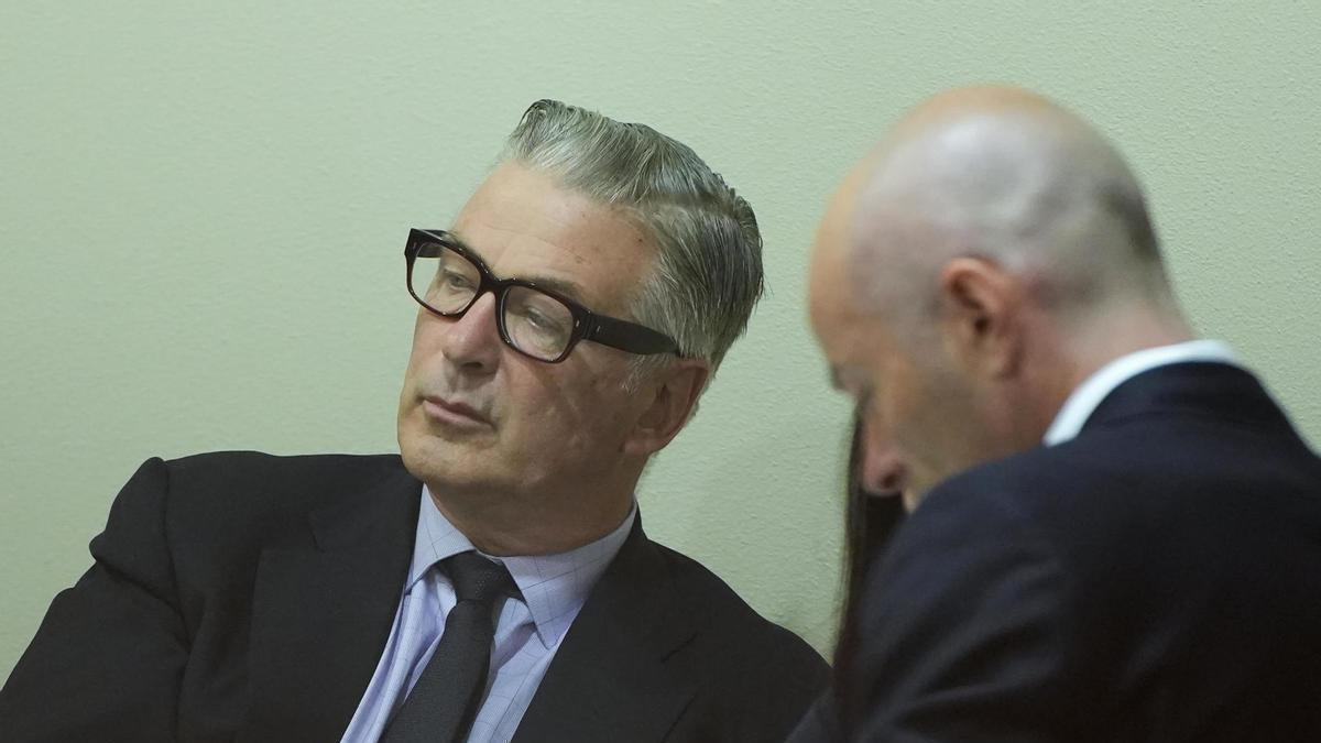 Alec Baldwin en la última jornada del juicio.