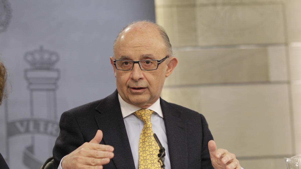 El exministro de Hacienda, Cristóbal Montoro.