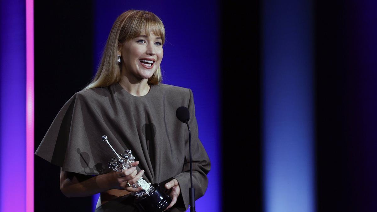 Jennifer Lawrence recibe el Premio Donostia