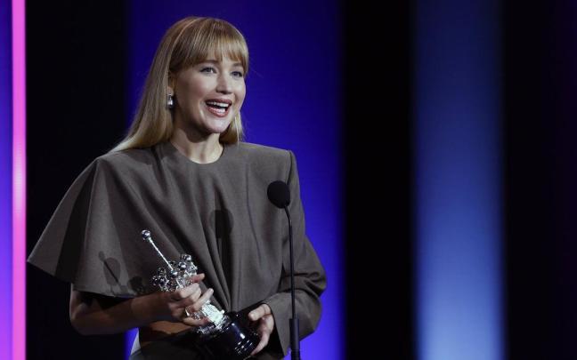 Jennifer Lawrence recibe el Premio Donostia