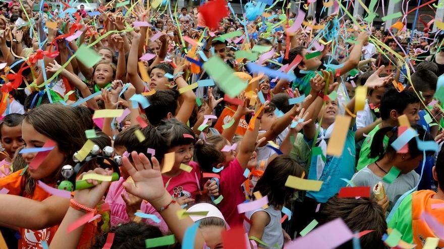 Txupinazo infantil de Madalenas en Errenteria.