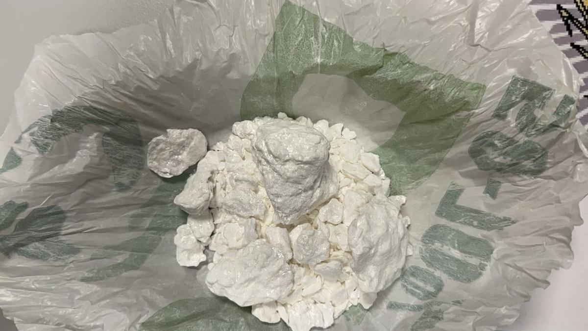 Un paquete con cocaína.