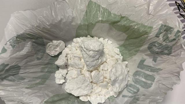 Un paquete con cocaína.