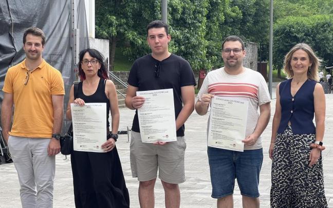 Presentación de las fiestas del barrio Ezkiaga de Beasain