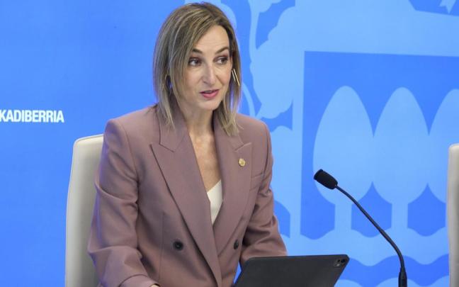La portavoz del Gobierno Vasco, María Ubarretxena