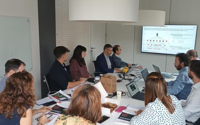 Un momento de la presentación de la herramienta de LKS Next.