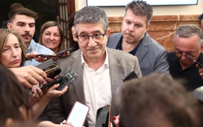 El portavoz del PSOE en el Congreso de los Diputados, Patxi López.