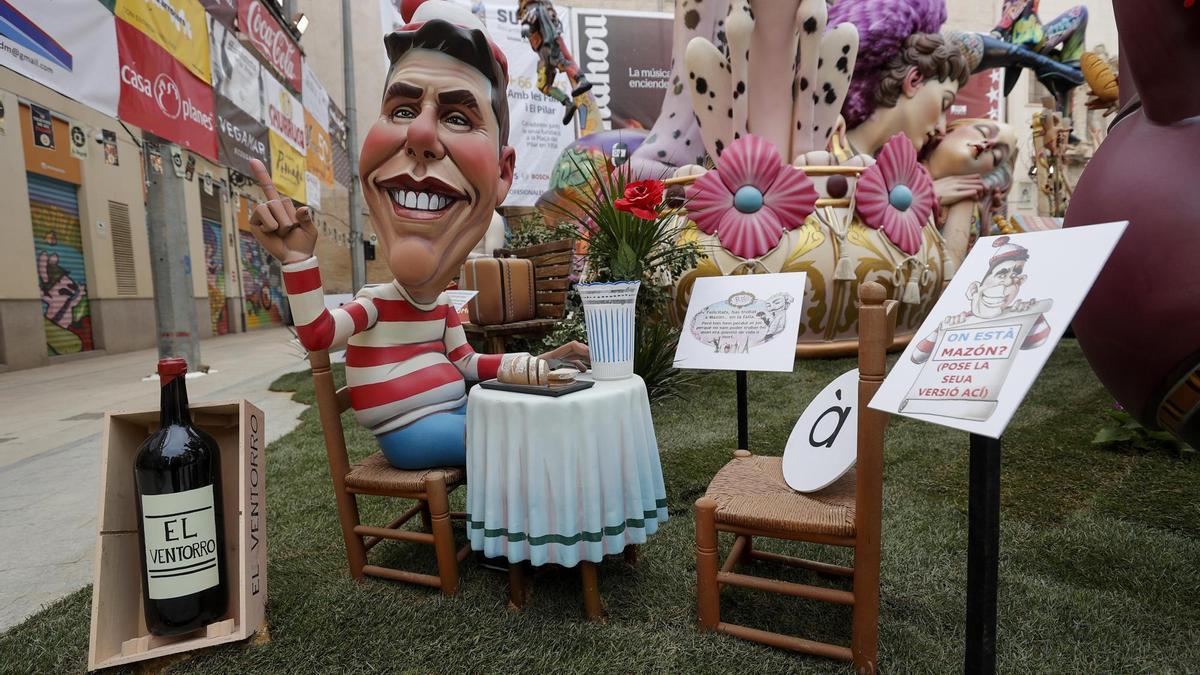 El ninot que representaba a Carlos Mazón en las Fallas de Valencia