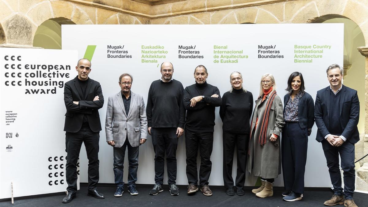 Imagen de archivo de la presentación del primer Premio Europeo de Vivienda Colectiva.