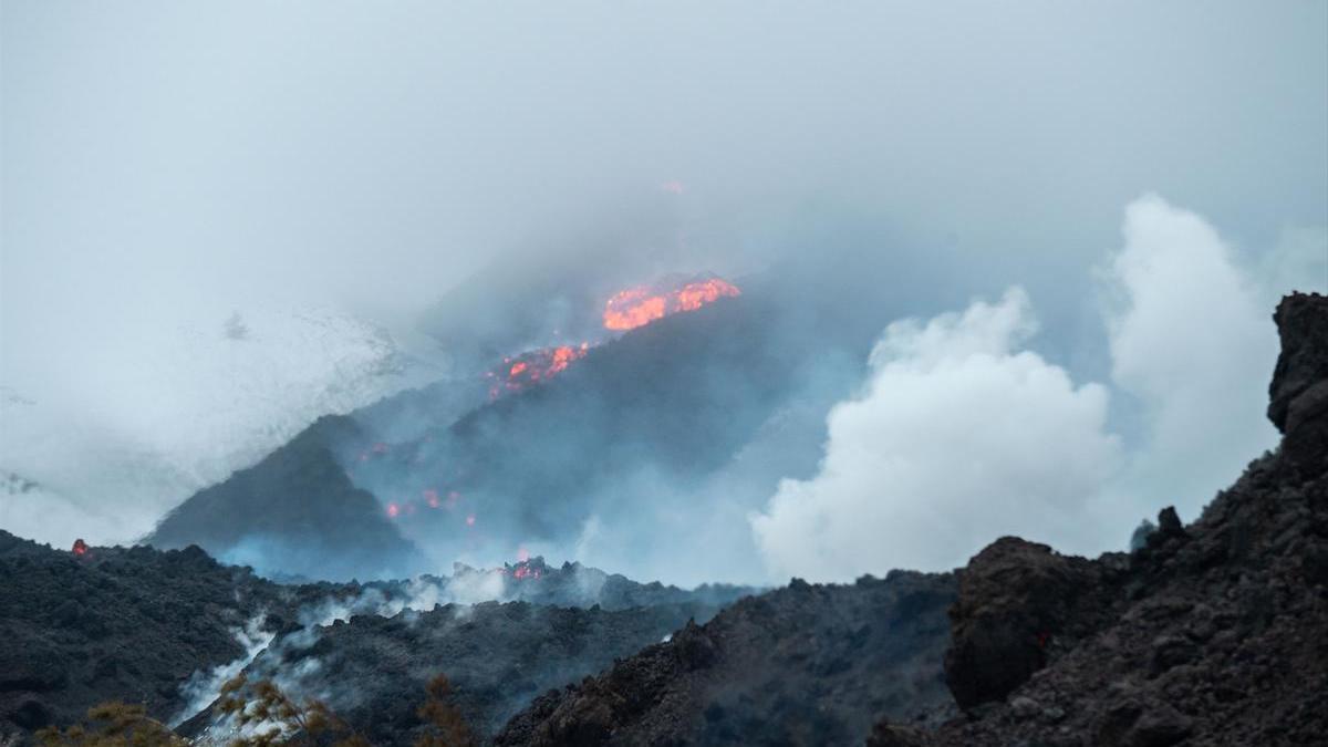 El volcán Etna en erupción el pasado febrero.