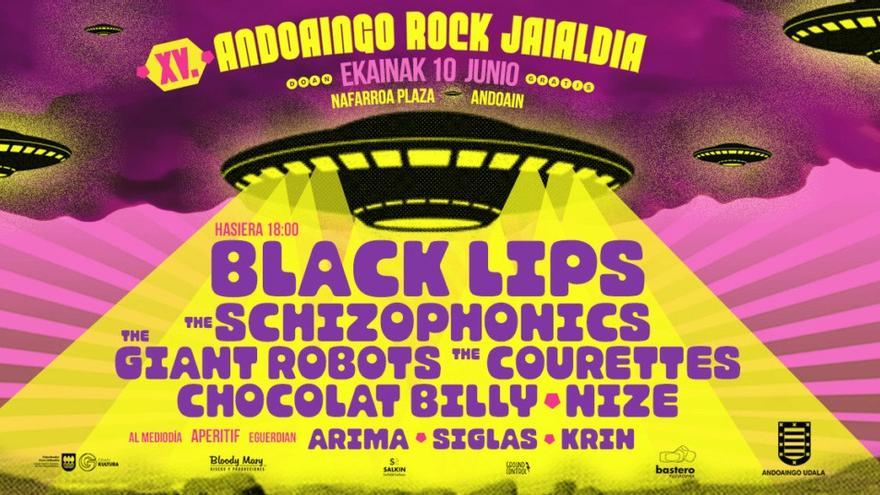 Andoaingo Rock Jaialdia presenta su cartel.